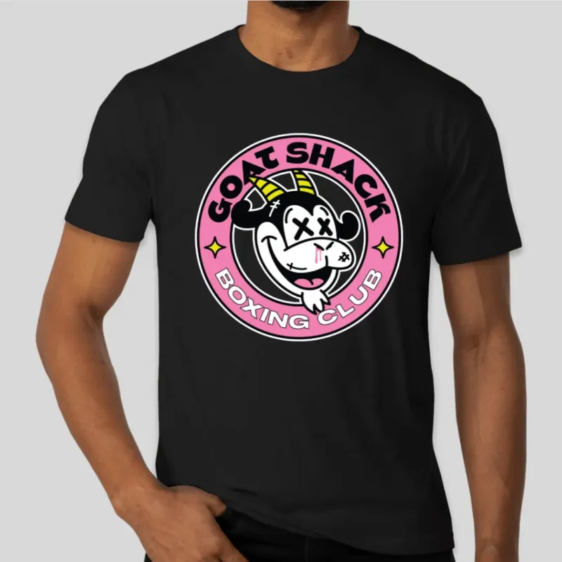 Goat Shack T-Shirt Black - Image 2