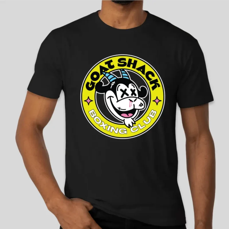 Goat Shack T-Shirt Black - Image 3